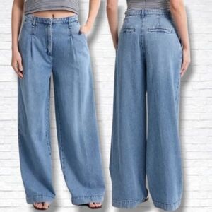 Rag & Bone The Aurora Pleated Trouser Jeans Size 27 X 31" L NWT